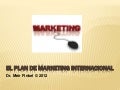 Plan de marketing internacional