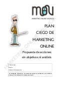 Plan de marketing online ciego