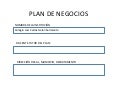 Plan de negocios
