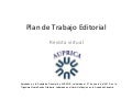 Plan de trabajo   Revista Virtual AUPRICA