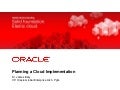 Planning A Cloud Implementation