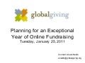 Planning for an Exceptional Year of Online Fundraising