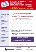 Rencontres des responsables de la communication interne 2011