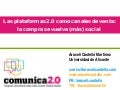 Plataformas 2.0 como canales de venta: la compra se vuelve (más) social