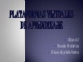 Plataformas virtuales de aprendizaje