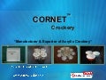 Plates and bowls by cornet crockery delhi