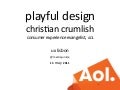 Playful design-uxlx-2011
