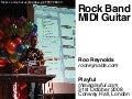 Rock Band MIDI guitar demo at Playful