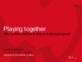 Playing Together with Social Media Advertising