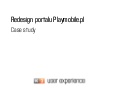 Redesign Playmobile.pl - case study K2 User Experience