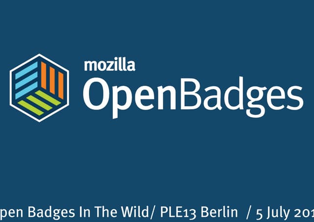 Open Badges & DigitalMe Badge Confe...