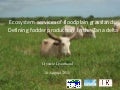 Ecosystem services of floodplain grasslands: Defining fodder production  in the Tana delta