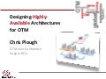 Designing Highly-Available Architectures for OTM
