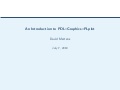 An Introduction to Plotting in Perl using PDL::Graphics::PLplot