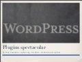 The Plugin Spectactular - Tony Cosentino - WordCamp Sydney 2012
