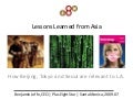 Lessons Learned From Asia