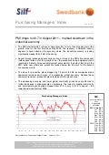 Purchasing Managers´Index Report, August 2011