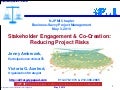 Stakeholder Engagement & Co-Creation: Reducing Project Risk