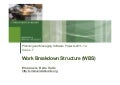 Work Breakdown Structure