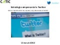 Estratègia empresarial a Twitter