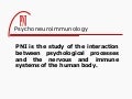 Psychoneuroimmunology