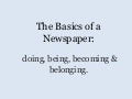 Newspaper Presentation