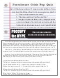PocuppyTheHype Foreclosure Quiz