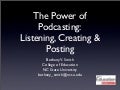 Podcasting