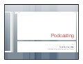 Podcasting Final