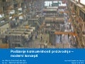 Podizanje konkurentnosti proizvodnje   moderni koncepti 