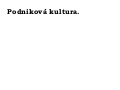 Podniková kultura