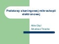 Podstawy skaningowej mikroskopii elektronowej
