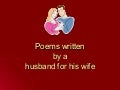 Poems written by a husband for his wife