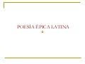 Poesía Épica