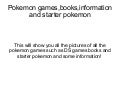 Pokemon information!