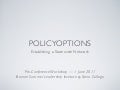 PolicyOptions State Network Plan