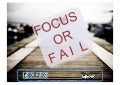 Focus or Fail: Why and How Startups Get Focused