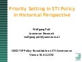 Polt Presentation Priority Setting Vienna 18 02 2010