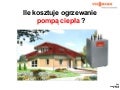 Pompa ciepła - koszt ogrzewania