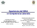 Experiencias del SENA en Competencias Laborales