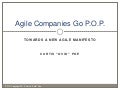 Agile Companies Go P.O.P.
