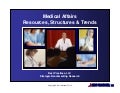 Medical Affairs Resources, Structures, and Trends Report Summary