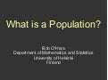 Populations