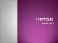 Portfoilo powerpoint