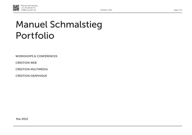 Portfolio 2012