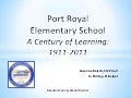 Port Royal Elementary School Improvement Council 2012