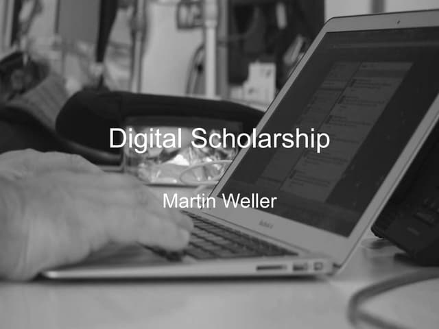 Digital scholarship - all day workshop