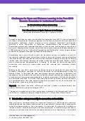 Challenges for Open and Distance Learning in the Post-2010 Decade: Scenarios for Institutional Innovation