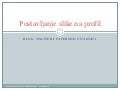 Postavljanje slike na profil