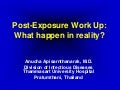 Post Exposure Prophylaxis
